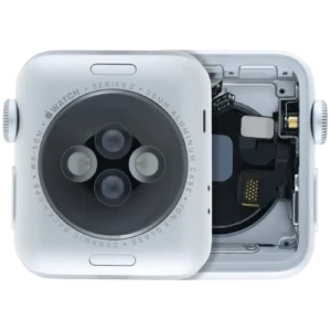 Housing Assembly Compatible For Watch Series 2 (38MM) (Used OEM Pull: Grade A) (Cellular Version) (Aluminum / Silver)