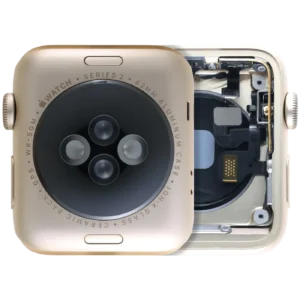 Housing Assembly Compatible For Watch Series 2 (42MM) (Used OEM Pull: Grade A) (Cellular Version) (Aluminum / Gold)