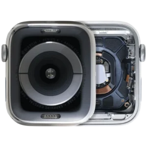 Housing Assembly Compatible For Watch Series 4 (44MM) (Used OEM Pull: Grade A) (Stainless / Silver)