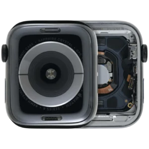 Housing Assembly Compatible For Watch Series 4 (44MM) (Used OEM Pull: Grade A) (Stainless / Space Black)