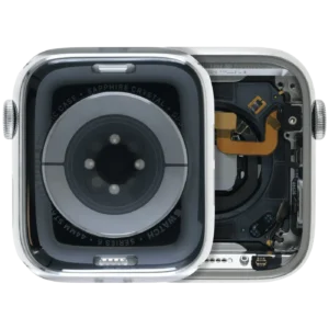 Housing Assembly Compatible For Watch Series 6 (44MM) (Used OEM Pull: Grade A) (Stainless / Silver)