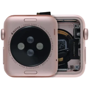 Housing Assembly Compatible For Watch Series 1 (38MM) (Used OEM Pull: Grade A) (Stainless / Rose Gold)