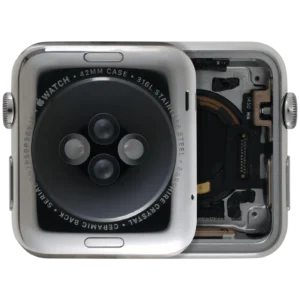 Housing Assembly Compatible For Watch Series 1 (42MM) (Used OEM Pull: Grade A) (Stainless / Silver)