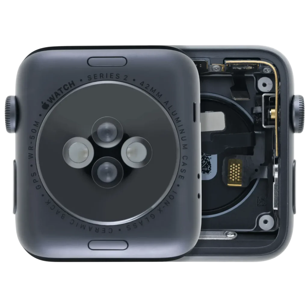 Housing Assembly Compatible For Watch Series 2 (42MM) (Used OEM Pull: Grade A) (Cellular Version) (Aluminum / Space Black)