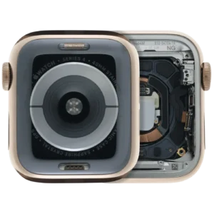 Housing Assembly Compatible For Watch Series 4 (40MM) (Used OEM Pull: Grade A) (Stainless / Gold)