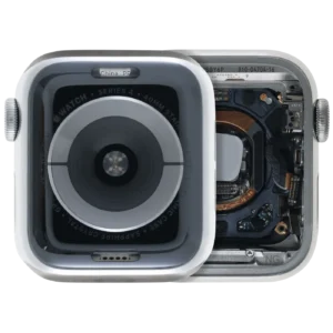 Housing Assembly Compatible For Watch Series 4 (40MM) (Used OEM Pull: Grade A) (Stainless / Silver)