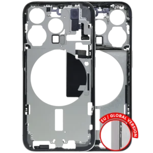 Mid-Frame Housing W/ Small Parts For iPhone 15 Pro (EU / Global Version) (Used OEM Pull: Grade C) (Natural Titanium)