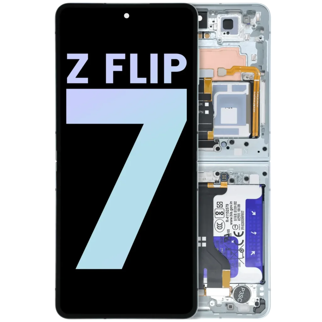 Inner OLED Assembly With Frame For Samsung Galaxy Z Flip 7 5G (US & International) (Service Pack) (Mint)