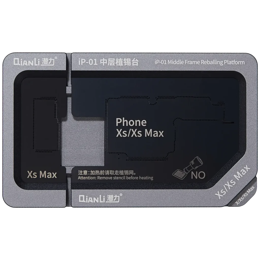 Metal Middle Frame Reballing Platform (IP-01) For iPhone X / XS / XS Max (Qianli)