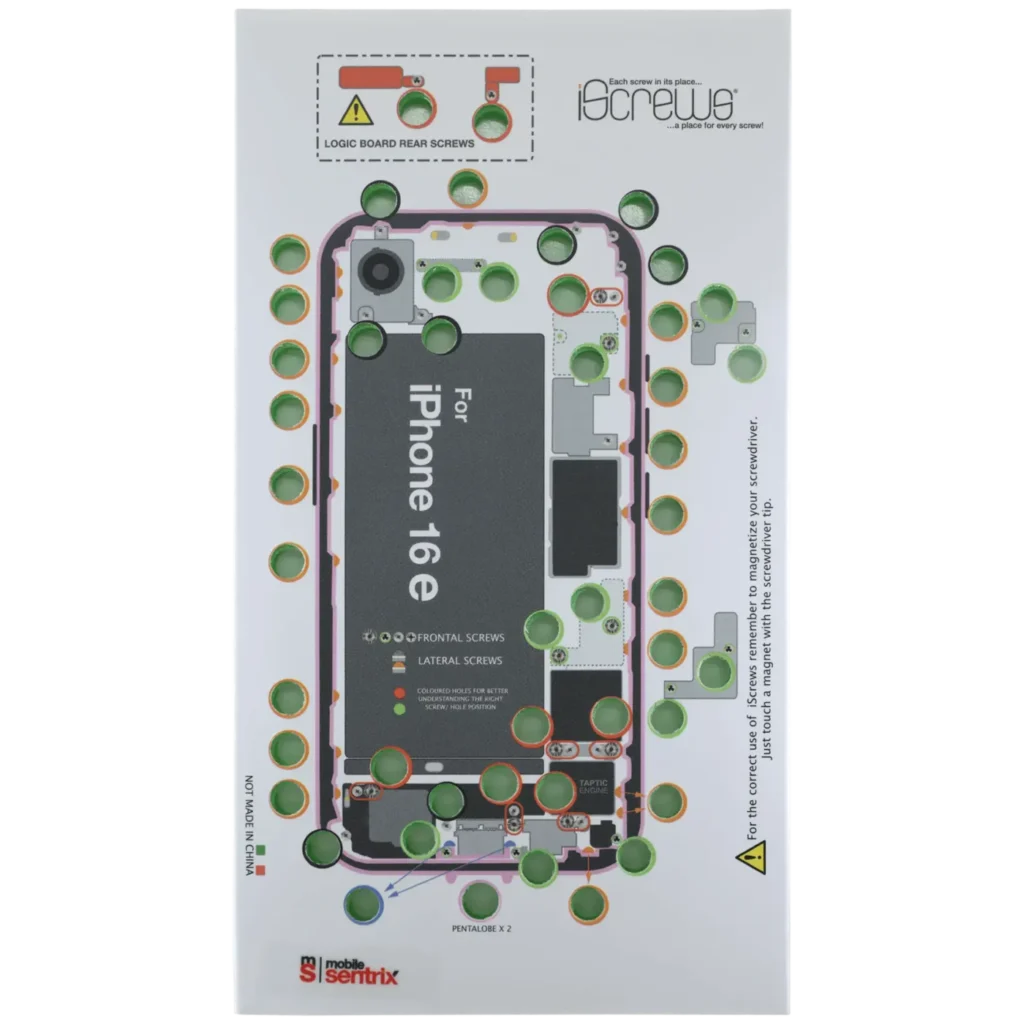 iScrews Position Mat For iPhone 16e (dottorpod)
