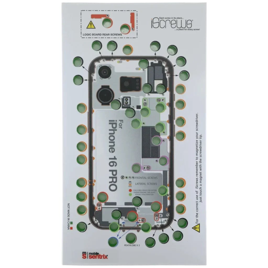 iScrews Position Mat For iPhone 16 Pro (dottorpod)