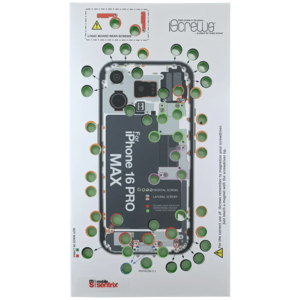 Dottorpod iScrews Position Mat For iPhone 16 Pro Max