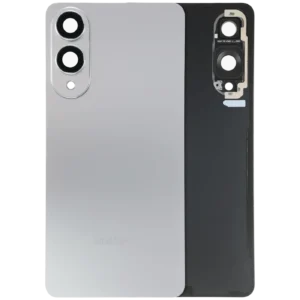Back Cover Glass With Camera Lens For Samsung Galaxy S25 Edge 5G (Service Pack) (Titanium Silver)