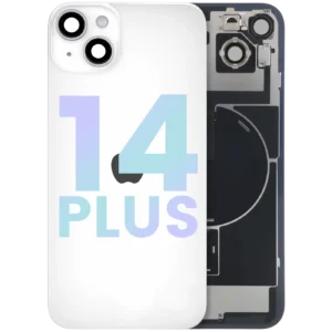 Back Glass w/ MagSafe Magnet & NFC & Flashlight Flex For iPhone 14 Plus (Service Pack) (Starlight)