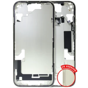 Mid-Frame Housing W/ Small Parts For iPhone 15 (US Version) (Used OEM Pull: Grade C) (Yellow)