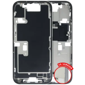 Mid-Frame Housing W/ Small Parts For iPhone 16 Pro (US Version) (Used OEM Pull: Grade C) (Natural Titanium)