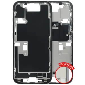 Mid-Frame Housing W/ Small Parts For iPhone 16 Pro (US Version) (Used OEM Pull: Grade C) (White Titanium)