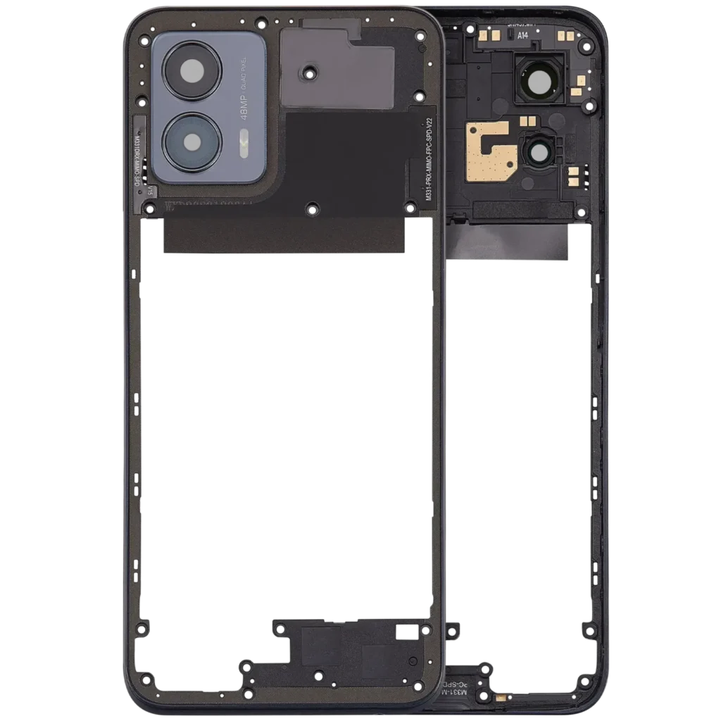 Mid-Frame Housing For Motorola Moto G 5G (XT2313 / 2023) (Premium) (Basalt Blue)