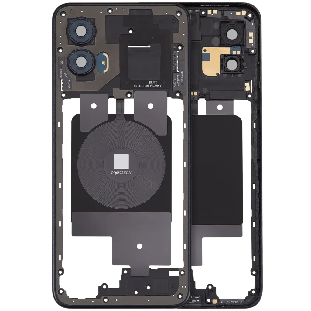 Mid-Frame Housing For Motorola Moto G Power 5G (XT2415 / 2024) (Premium) (Outer Space)