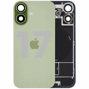 Back Glass w/ MagSafe Magnet & NFC & Flashlight Flex For iPhone 17 (Used OEM Pull: Grade A) (Sage )