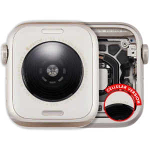 Housing Assembly For Watch Series SE 3rd (40MM) (Used OEM Pull: Grade A) (Cellular Version) (Aluminum / Starlight)