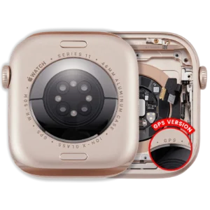 Housing Assembly For Watch Series 11 (46MM) (Used OEM Pull: Grade A) (GPS Version) (Aluminum / Rose Gold)