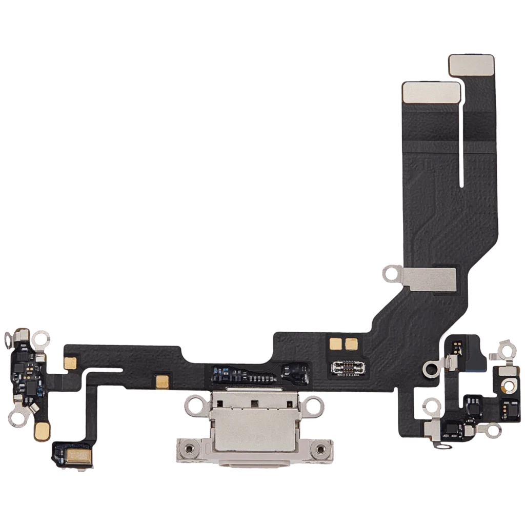 Charging Port Flex Cable For iPhone 16e / 17e (Premium) (Soft Pink)