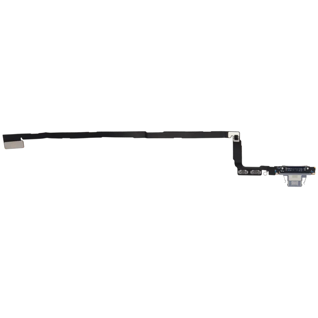 Charging Port Flex Cable For iPhone Air (Used OEM Pull) (Sky Blue)