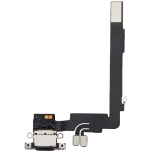Charging Port Flex Cable For iPhone 16 Pro Max (Used OEM Pull) (Black Titanium)