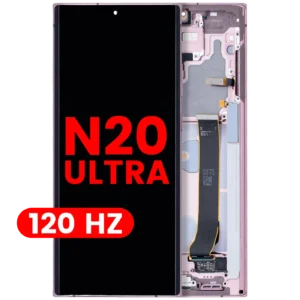 OLED Assembly With Frame For Samsung Galaxy Note 20 Ultra 5G (Aftermarket Plus) (120Hz) (Mystic Bronze)