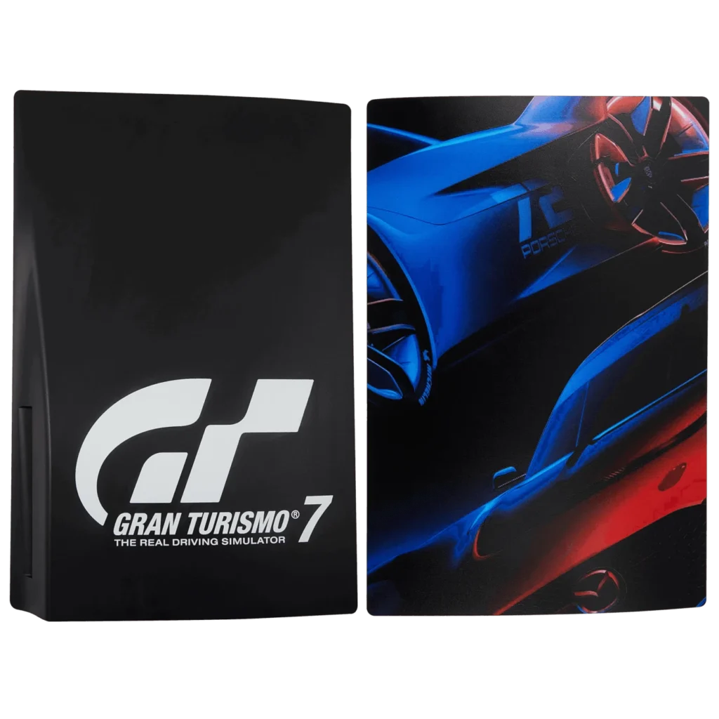 Faceplate Cover (Top & Bottom) For PlayStation 5 (1000 / 1100 / 1200) (Gran Turismo 7)