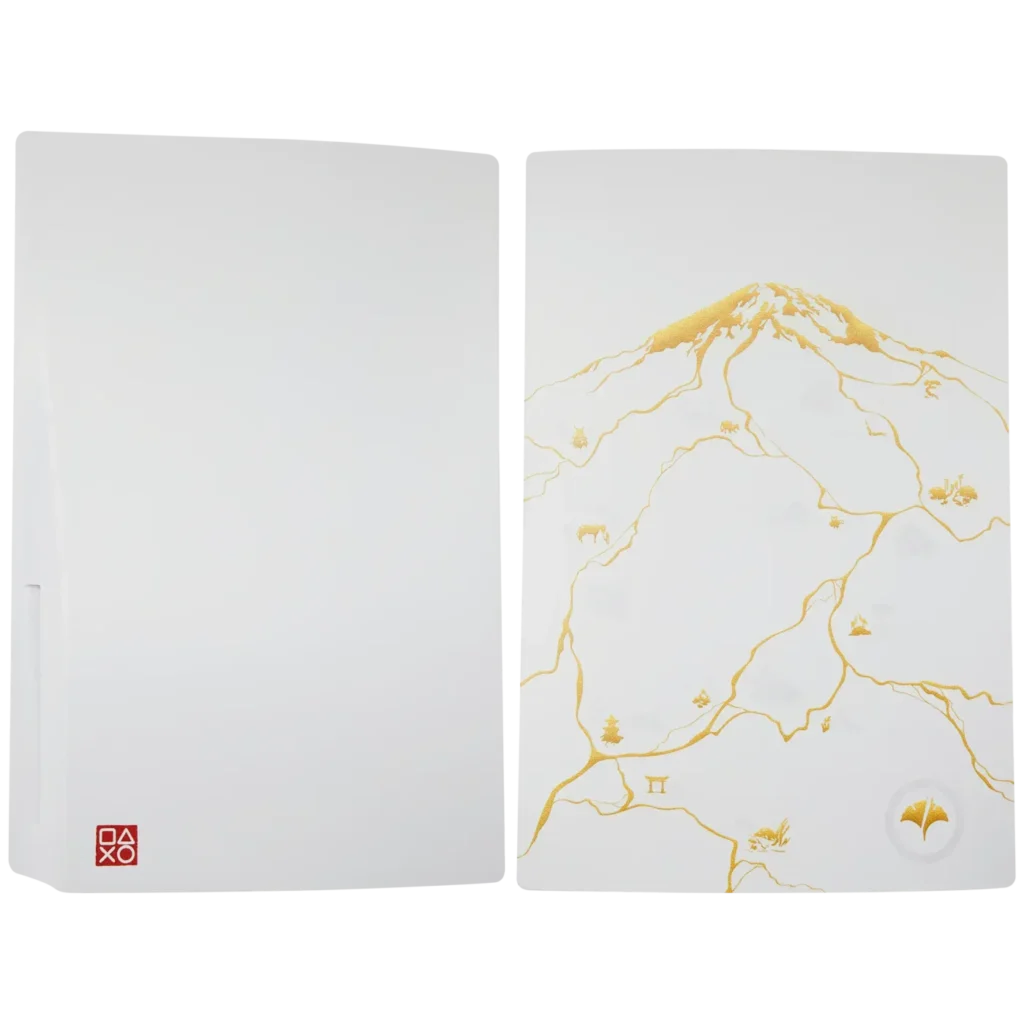 Faceplate Cover (Top & Bottom) For PlayStation 5 (1000 / 1100 / 1200) (Ghost Of Yotei)