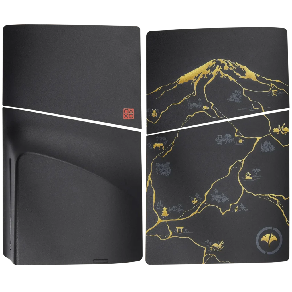 Console Shell For PlayStation 5 Slim (Disc Edition) (Black)