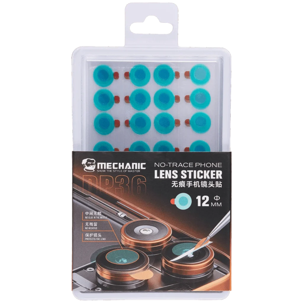 DP36 No-Trace Phone Lens Sticker (360 Pack) (Mechanic)