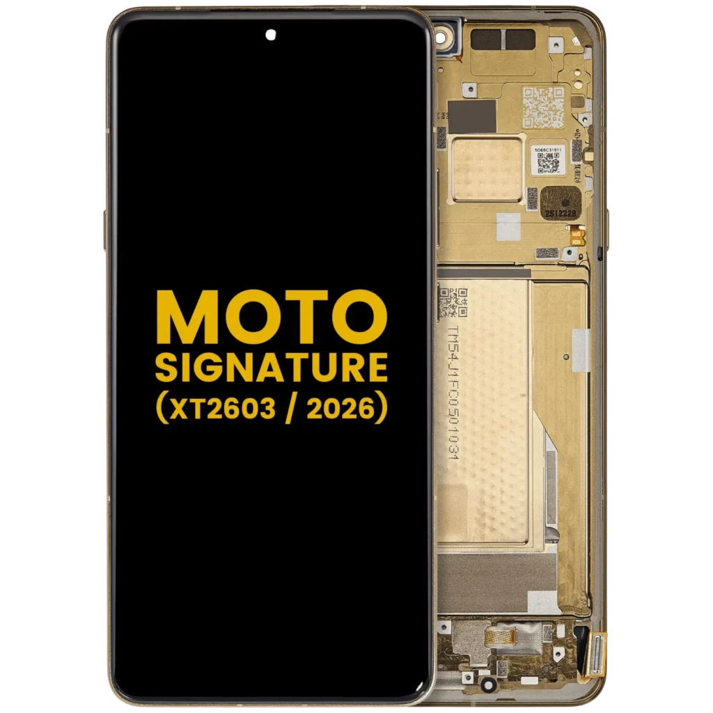 OLED Assembly With Frame For Motorola Moto Signature (XT2603/ 2026) (Refurbished) (Martini Olive)