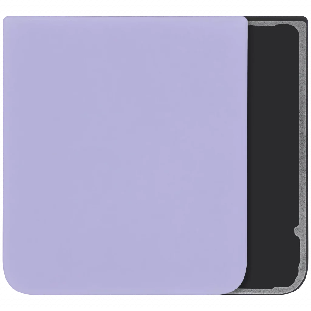 Bottom Back Cover Glass For Samsung Galaxy Z Flip 4 (Aftermarket) (Bora Purple)