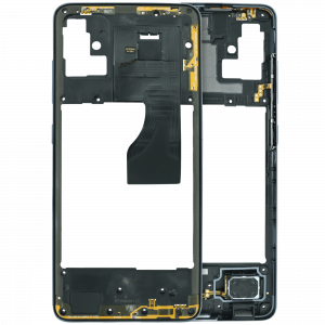 Mid-Frame Housing For Samsung Galaxy A51 (A515 / 2019) (Service Pack) (Prism Crush Black)