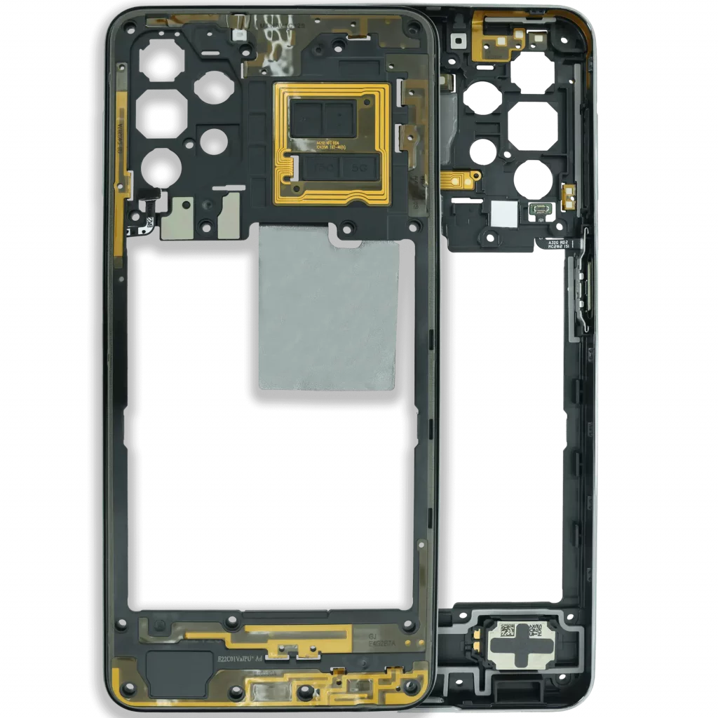 Mid-Frame Housing For Samsung Galaxy A32 5G (A326 / 2021) (Service Pack) (Awesome Black)
