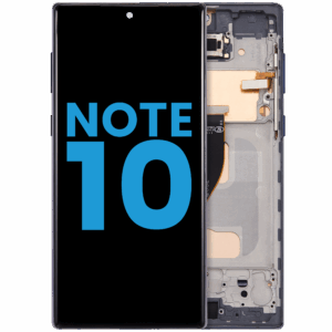 LCD Assembly With Frame (Without FingerPrint Sensor) For Samsung Galaxy Note 10 (US & International)(Aftermarket: Incell)(Aura Black)