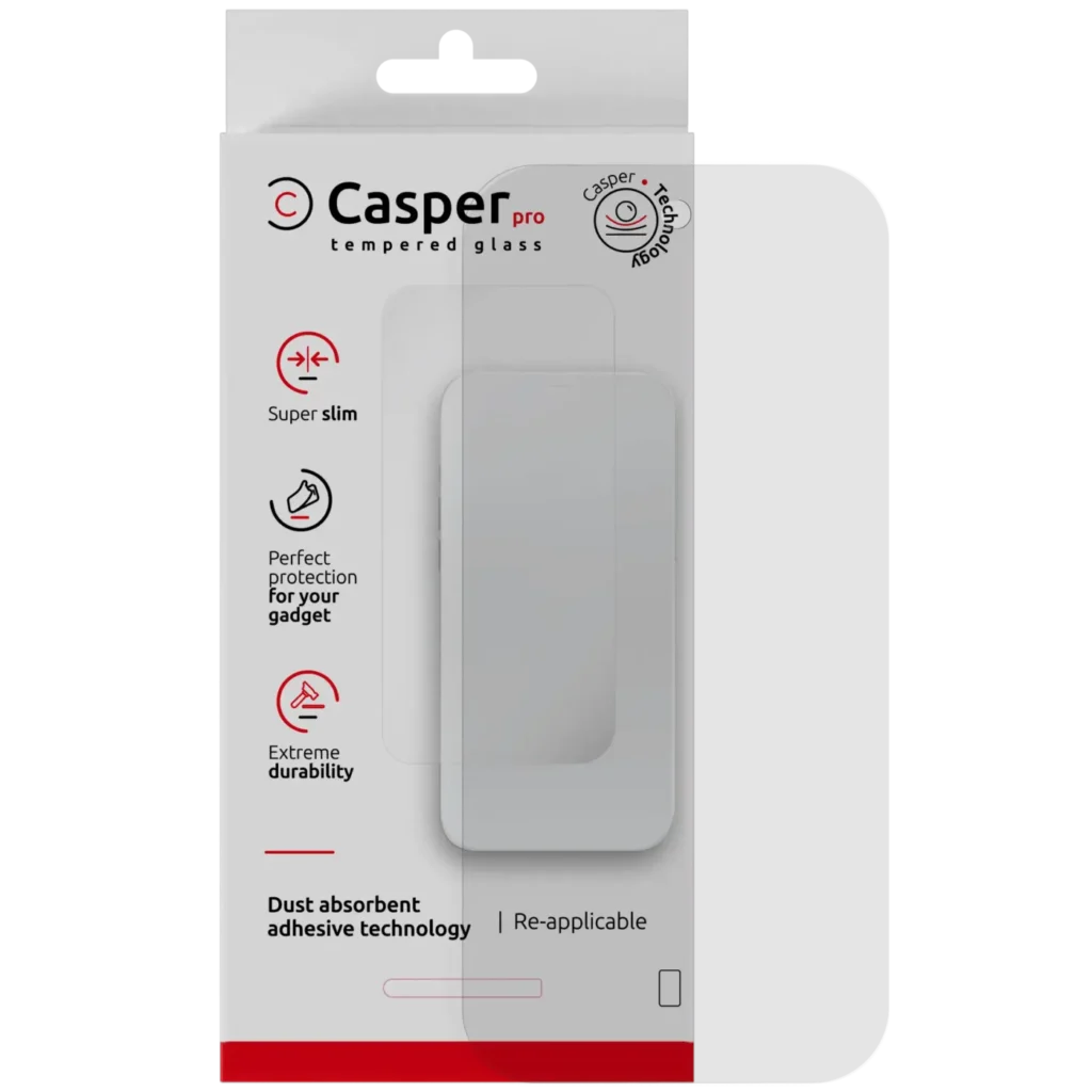 Casper Pro Tempered Glass Compatible For Google Pixel 10a (Retail Pack) (Clear)