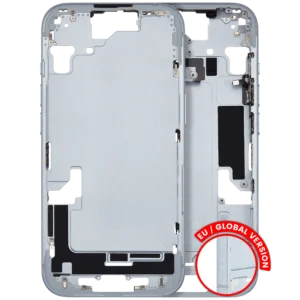 Mid-Frame Housing W/ Small Parts For iPhone 15 (EU / Global Version) (Used OEM Pull: Grade C) (Blue)