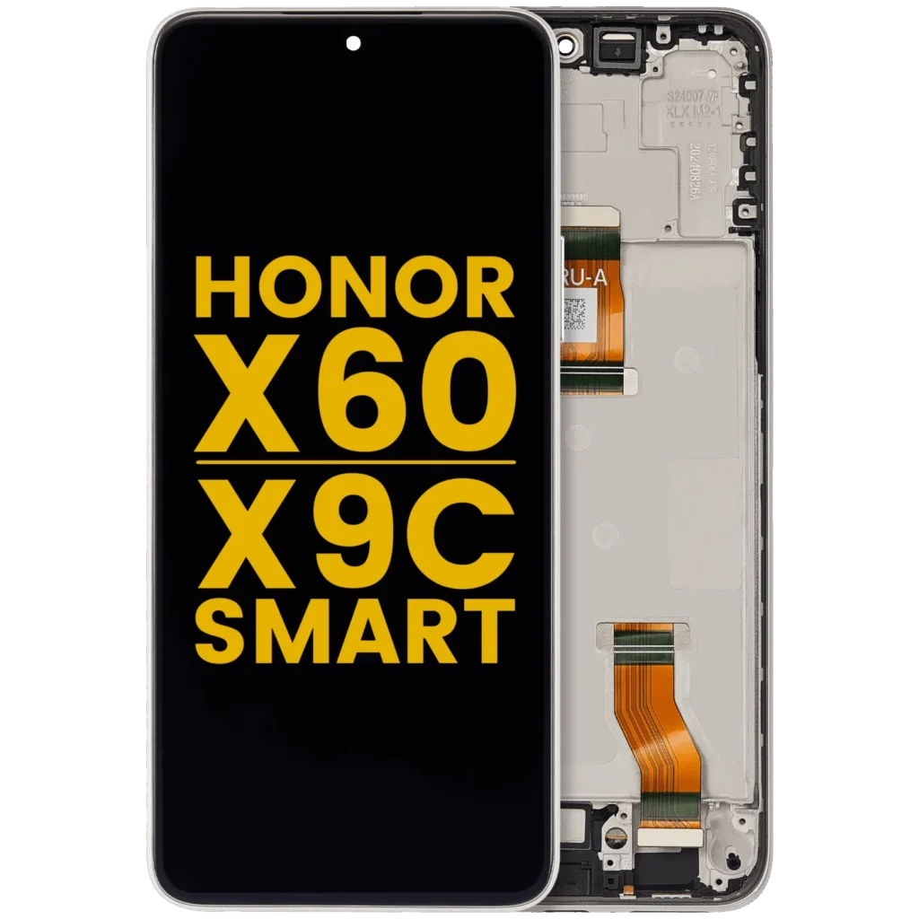 LCD Assembly With Frame For Honor X60 / X9c Smart (Refurbished) (Silver)