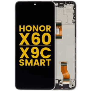 LCD Assembly With Frame For Honor X60 / X9c Smart (Refurbished) (Silver)