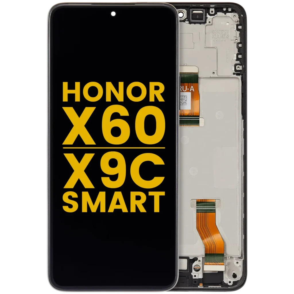LCD Assembly With Frame For Honor X60 / X9c Smart (Refurbished) (Black)