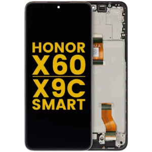 LCD Assembly With Frame For Honor X60 / X9c Smart (Refurbished) (Black)