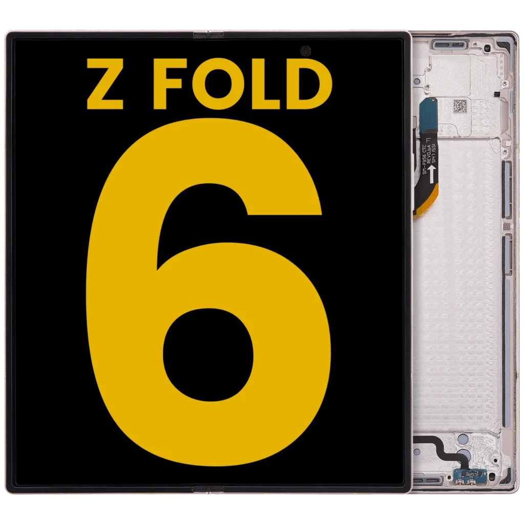 Inner OLED Assembly With Frame For Samsung Galaxy Z Fold 6 5G (US & International) (Refurbished) (Pink)