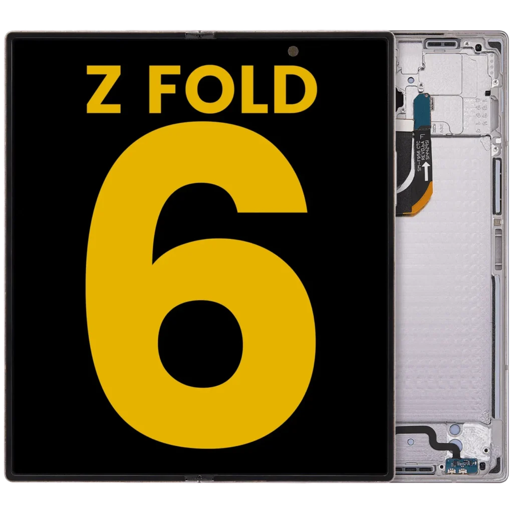 Inner OLED Assembly With Frame For Samsung Galaxy Z Fold 6 5G (US & International) (Refurbished) (White)