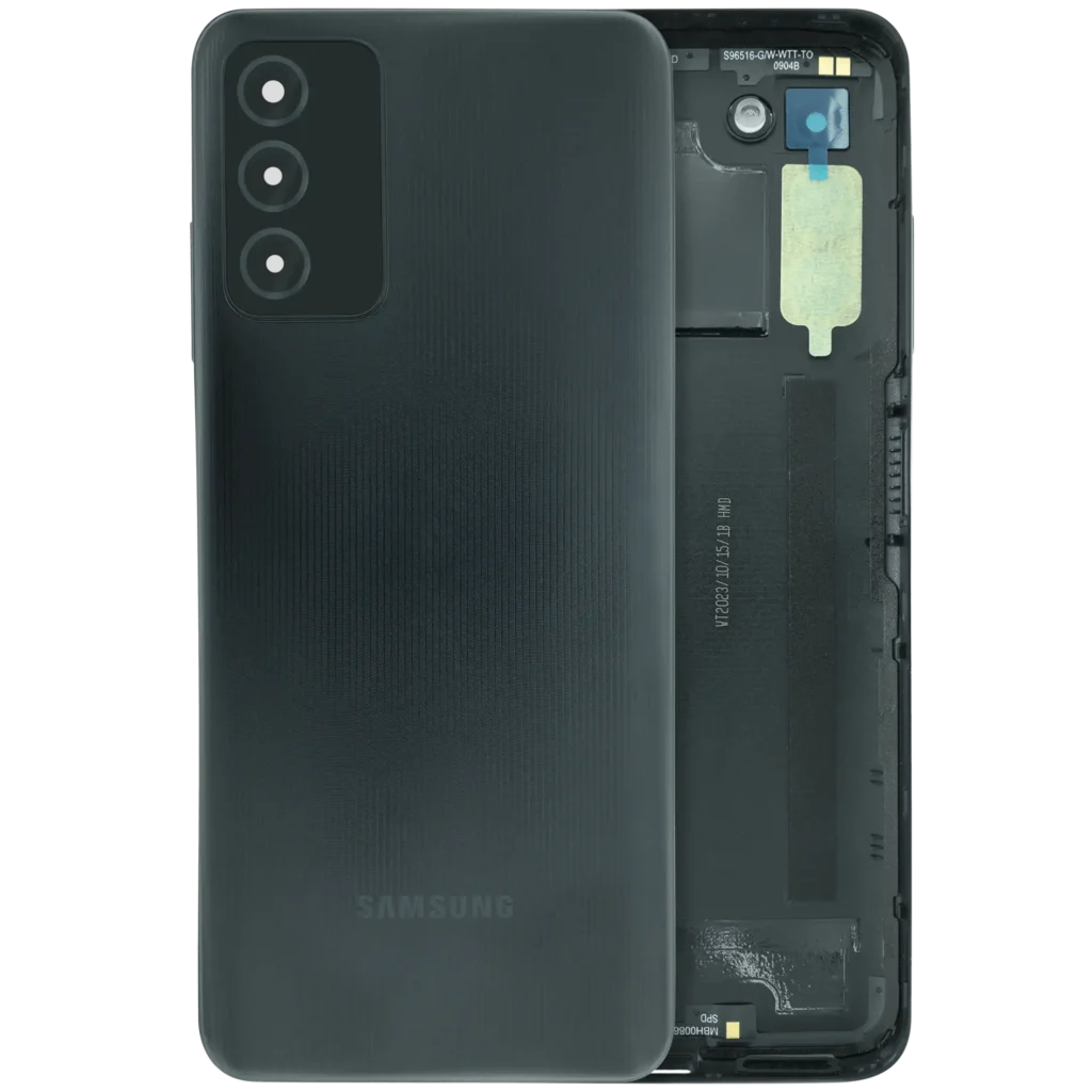 Back Cover Glass For Samsung Galaxy A03S (A037U / 2021) (Service Pack) (Black)