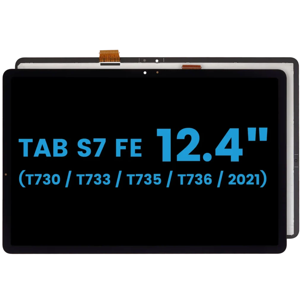 LCD Assembly Without Frame For Samsung Galaxy Tab S7 FE 12.4"(T730 / T733 / T735 / T736) (2021) (Aftermarket) (Black)
