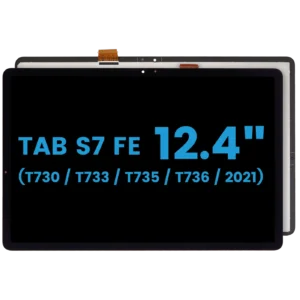LCD Assembly Without Frame For Samsung Galaxy Tab S7 FE 12.4"(T730 / T733 / T735 / T736) (2021) (Aftermarket) (Black)